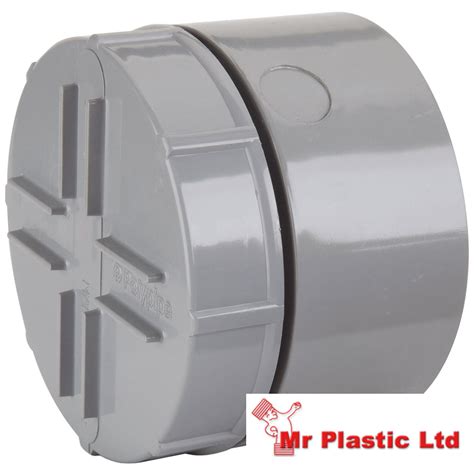 Polypipe Mm Ring Seal Push Fit Soil And Vent Pipe Fittings In Grey