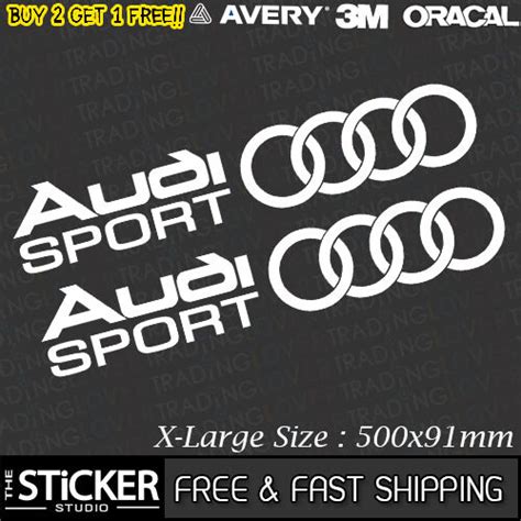 X Audi Sport Sticker Decal Sline Q Q Tt A A A R Quattro Ebay