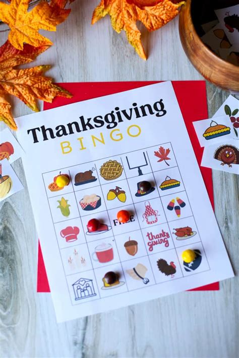 Free Thanksgiving Bingo Game (18+ Cards!) - Thriving Home