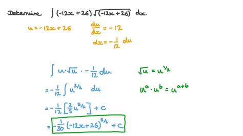 Question Video Finding The Integration Of A Function Involving A Root