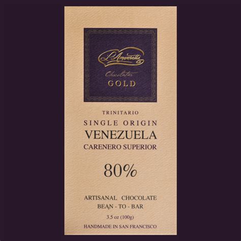 Venezuela Carenero Superior Cacao 80% - L'Amourette Chocolat