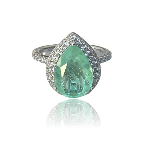 Ice Tear Drop Ring - Seven Rocks