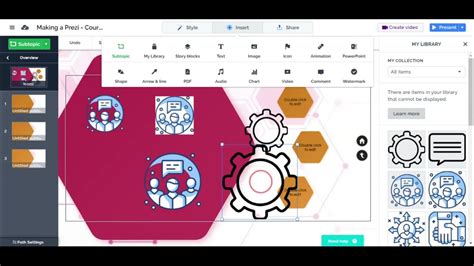Prezi Tutorial Icons Advanced Youtube