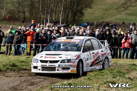 Patrik Dinkel Tamara Lutz Mitsubishi Lancer Evo IX ADAC Rallye 70