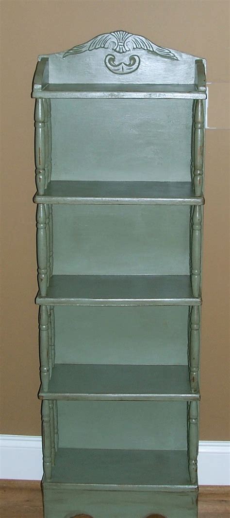 Finally Refinished The Bookcase Display Shelf Painted In Annie Sloan