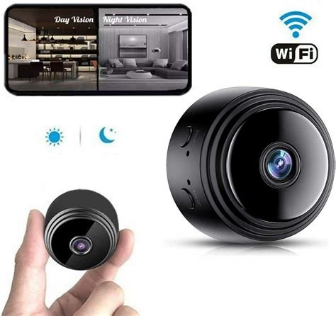 Mini Hidden Spy Camera Wireless Wifi Ip Home Security Dvr Night Vision