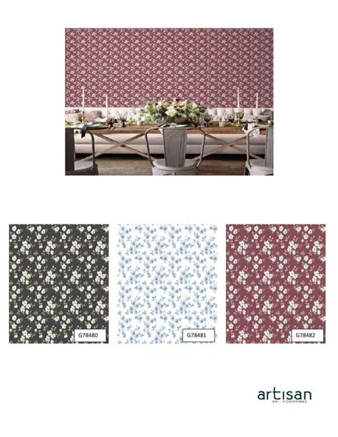 Royal Pattern Non Woven Secret Garden Wallpaper For Home Size M