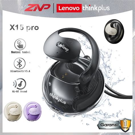 Jual ZNP X Lenovo Thinkplus X15 Pro Earphone OWS Wireless Bluetooth 5 4