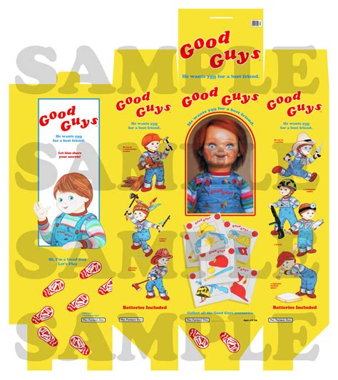 Chucky Box Template - Printable Word Searches