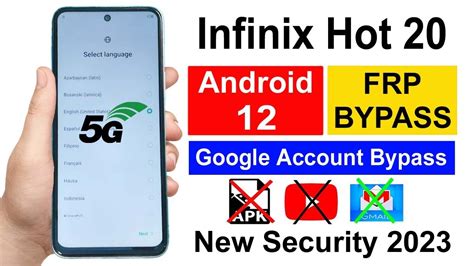 Infinix Hot G Frp Bypass Android Update Infinix Hot