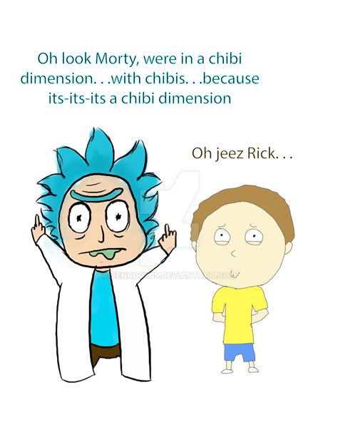 Chibi Rick And Morty Fanart By Zenrock35 On Deviantart