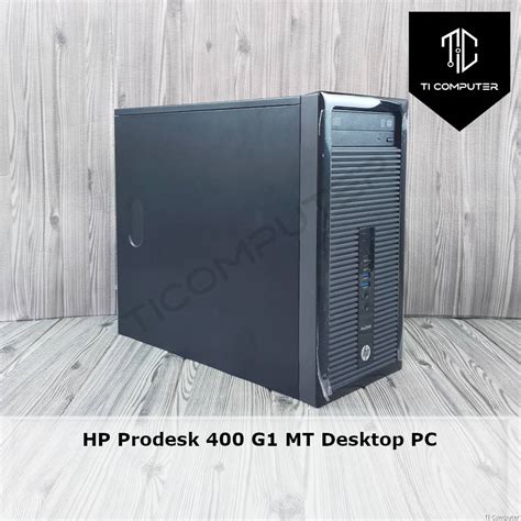 Hp Prodesk 400 G1 Mt Intel Core I3 4130 3 4ghz 4gb Ram 500gb Ssd Refurbished Desktop Pc