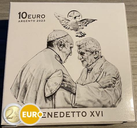 Euro Vatican Benedict Xvi Be Proof Silver Eurocommemorative Ie