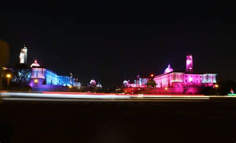 New Delhi Skyline Night Stock Photos, Pictures & Royalty-Free Images ...