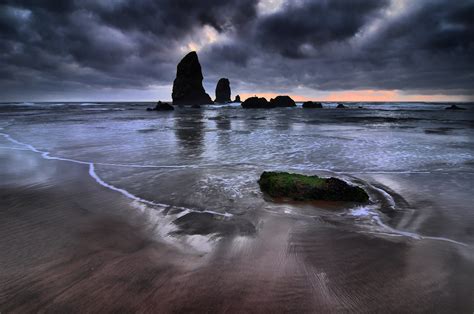 Cannon Beach Dark Clouds Oregon Coast A Photo On Flickriver