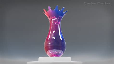 Colored Glass Vases | CGTrader