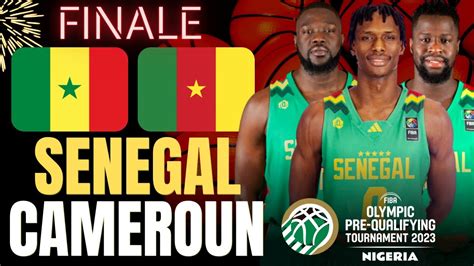 Live S N Gal Cameroun Finale Tournoi De Pr Qualification