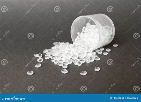 Transparent Polyethylene Granules HDPE Plastic Pellets Imagem De Stock