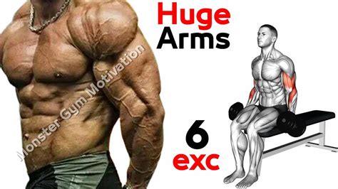 Massive Arms Workout With These Simple And Effective Exercises Youtube