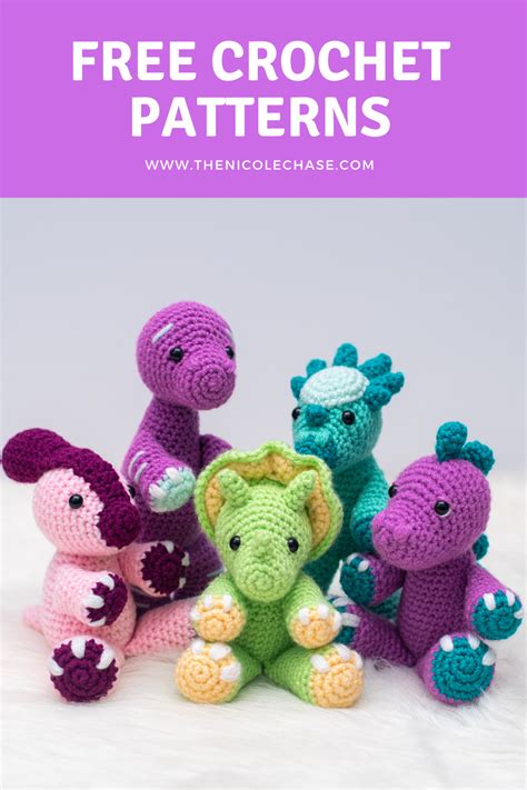 14 Free Dinosaur Crochet Patterns Artofit