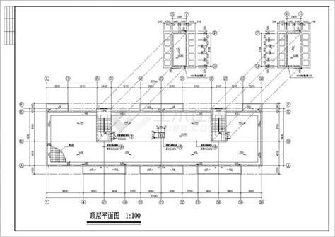 6层2单元每单元2户住宅楼建筑设计图纸住宅小区土木在线