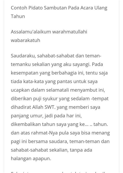 Contoh Naskah Pidato Ulang Tahun Perusahaan Berbagai Naskah Otosection