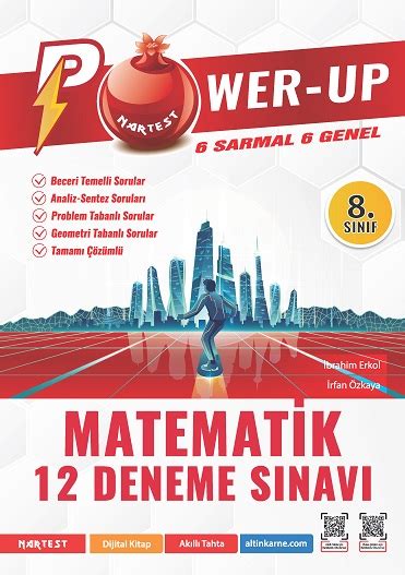 8 SINIF POWER UP MATEMATİK 12 DENEME SINAVI kitap dökümanları Altın