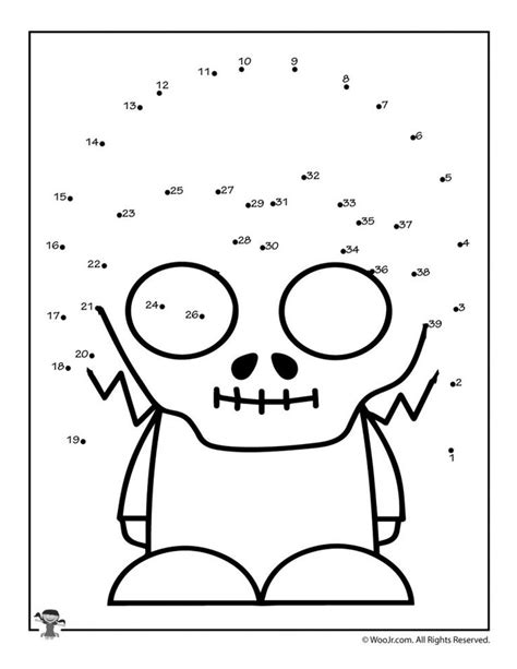 Free Printable Halloween Dot To Dot Printable Word Searches