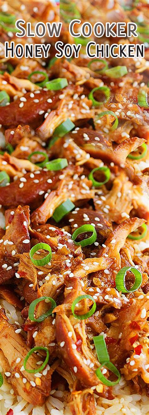 Slow Cooker Honey Soy Chicken