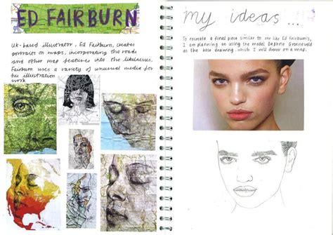 GCSE Sketchbook Example From KWC Natural Form Art Gcse Art