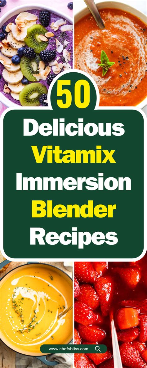 50+ Delicious Vitamix Immersion Blender Recipes to Try Today! – ChefsBliss