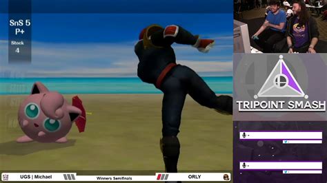 Ugs Michael Jigglypuff Vs Orly Captain Falcon Tripoint Smash