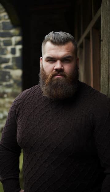Premium Ai Image Belarusian Plus Size Middle Age Adult Male