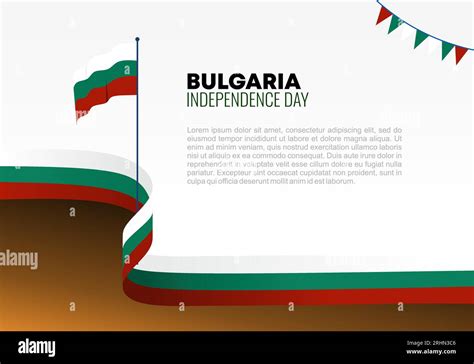 Bulgaria Independence Day Background Banner Poster For National