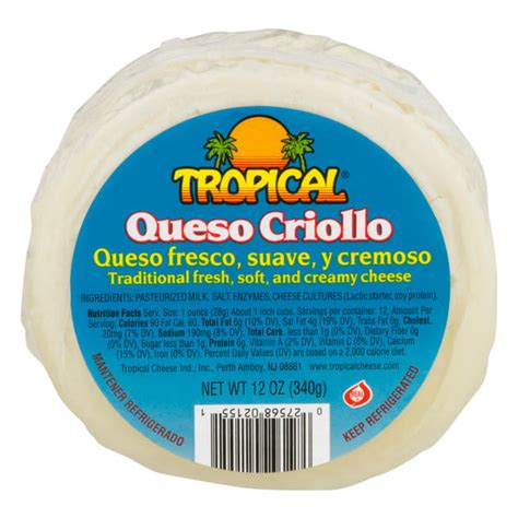 Save On Tropical Queso Criollo Soft Cheese Order Online Delivery Giant