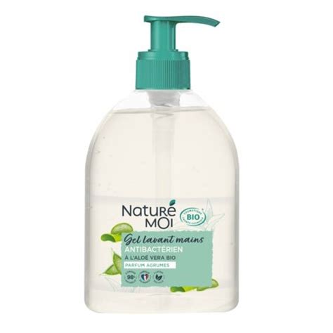 Gel lavant mains antibactérien aloé vera BIO Naturé Moi Intermarché