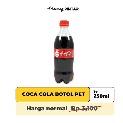 Jual Minuman Soda COCA COLA Botol PET 250 Ml 1 Botol Shopee Indonesia