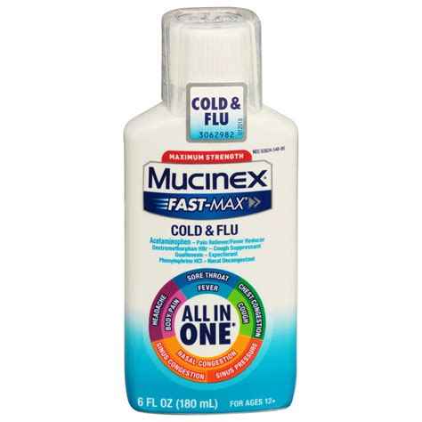 Mucinex Fast Max Severe Cold Multi Symptom Maximum Strength Shop Cough Cold And Flu At H E B