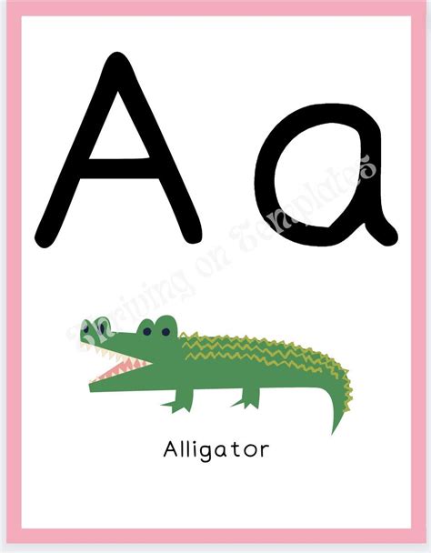 Alphabet Template Printable 26 Pages - Etsy