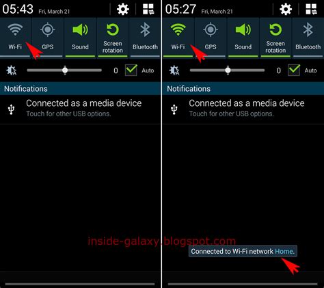 Inside Galaxy Samsung Galaxy S4 How To Connect To A Wi Fi Network In