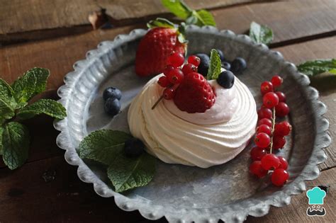 Mini Pavlovas Receita FÁcil Com Frutos Vermelhos Licorices