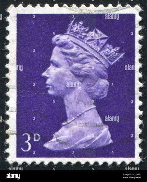 Great Britain Circa Stamp Printed By Great Britain Shows Queen