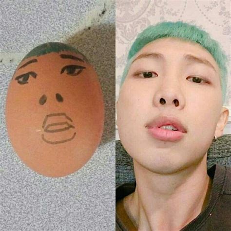 Rm Egg Ile Ilgili Görsel Sonucu Bts Funny Bts Memes Bts Face