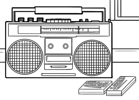 Dibujo De Radio Para Colorear Ultra Coloring Pages Dibujos De Colorear