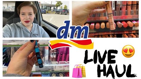 dm Live Haul Für Gewinnerin Einkaufen alinaBerry YouTube