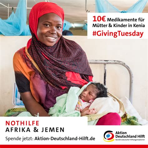 Spenden Am Giving Tuesday Aktion Deutschland Hilft