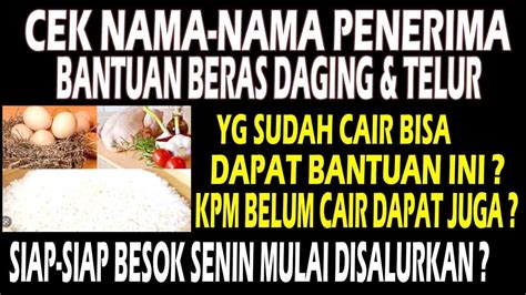 Kpm Pkh Bpnt Yg Belum Cair Apa Dapat Bantuan Beras Pkh Hari Ini Pkh