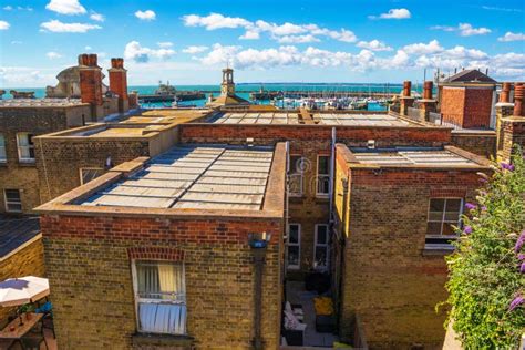 Old Buildings Ramsgate Esplanade Kent England Stock Image Image Of