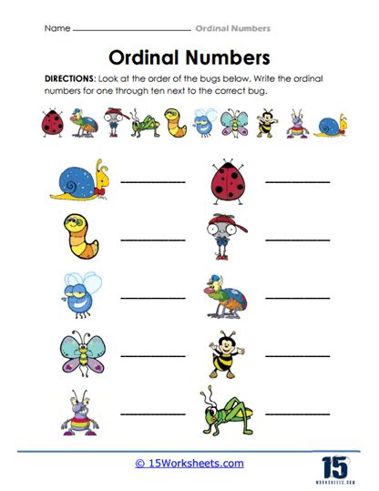 Ordinal Numbers Online Exercise For Kinder Live Worksheets Worksheets Library