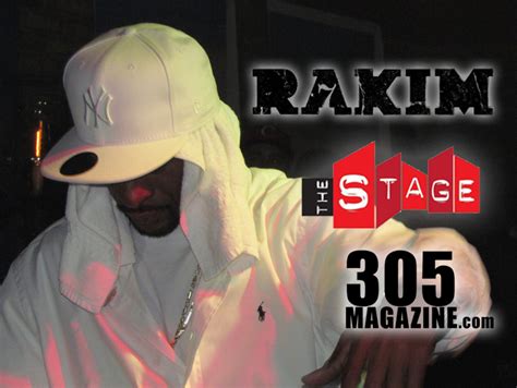 Show: Rakim at The Stage Miami - @305Magazine - Miami, FL